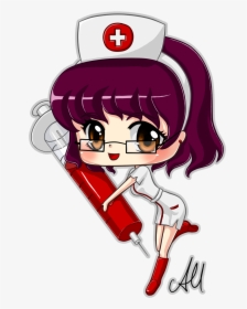 Transparent Nurse Hat Clipart - Nurse Chibi Png, Png Download, Free Download