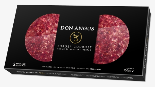 Hamburguesas Don Angus Packaging - Fuet, HD Png Download, Free Download