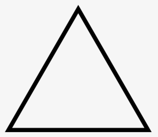 Triangulo Equilátero - - Drawing Of Triangle, HD Png Download, Free Download