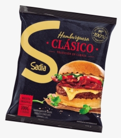 Hamburguesa Clasica Sadia - Hamburguesas Sadia, HD Png Download, Free Download