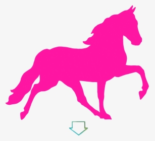 Siluetas De Herraduras De Caballos Clipart , Png Download - Horses Silhouette Pink Png, Transparent Png, Free Download