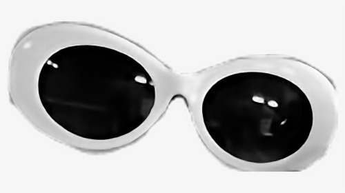 #glasses #sunglasses #black & White #white #whiteglasses - Monochrome, HD Png Download, Free Download