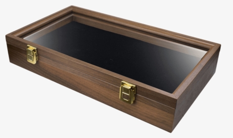 Dark Wood Pistol Replica Display Box - Drawer, HD Png Download, Free Download