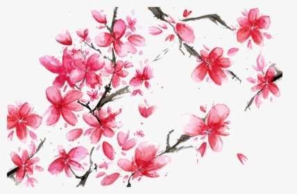 Notebook Watercolor Hand Painted Romantic Blossoms - Best Mother In World, HD Png Download, Free Download