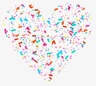 #heart #confetti #celebration #love #brusheffect #freetoedit, HD Png Download, Free Download