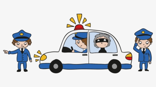 Clip Art Officer Car Clip Art - Police Car Siren Clipart, HD Png Download, Free Download