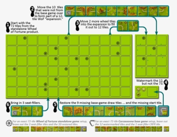 Carcassonne Tile List Reference, HD Png Download, Free Download