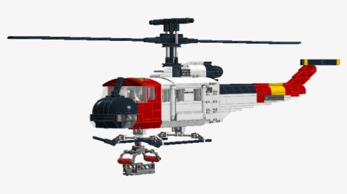 Helicopter Rotor Bell Uh 1 Iroquois Bell Huey Family - Helicopter Rotor, HD Png Download, Free Download