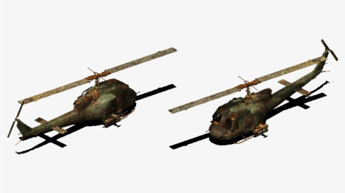 Huey Plane Png - Fallout 4 Helicopter Mod, Transparent Png, Free Download