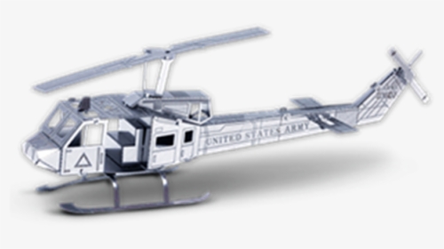 Metal Earth Huey Helicopter, HD Png Download, Free Download