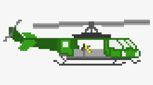 Huey Helicopter Pixel Art, HD Png Download, Free Download
