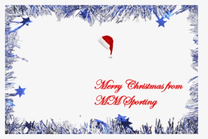 Transparent Merry Christmas Banner Png - Silver Tinsel Border Free, Png Download, Free Download