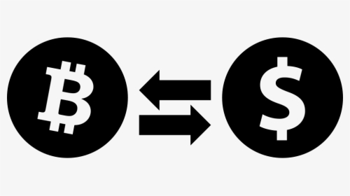 Bitcoin To Dollar Exchange Rate Symbol - Bitcoin, HD Png Download, Free Download