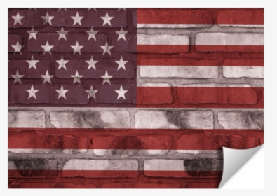 American Flag Brick Wall - Flag Of The United States, HD Png Download, Free Download