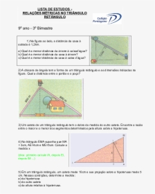 Exercícios Sobre Relações Métricas No Triângulo Retângulo, HD Png Download, Free Download