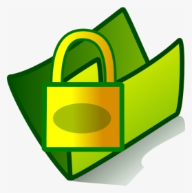 Folder Locked Svg Clip Arts - Icon For Pc Folder, HD Png Download, Free Download