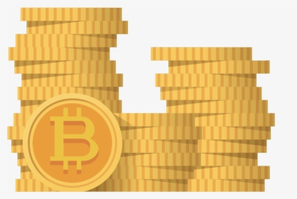Bitcoin Coin Stack - Almond Biscuit, HD Png Download, Free Download
