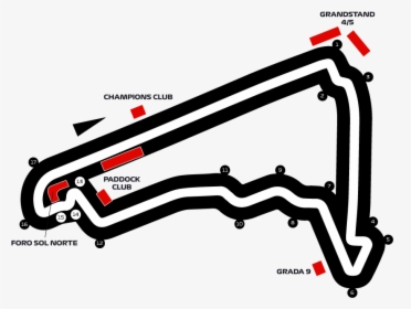 Transparent Mexican Frame Png - F1 Tracks 2019 Mexico, Png Download, Free Download