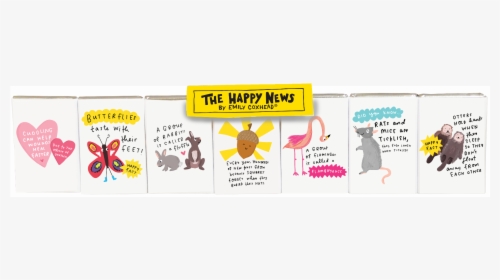 Happy News Happy Facts And Happy Thoughts Chocolates"   - Cartoon, HD Png Download, Free Download