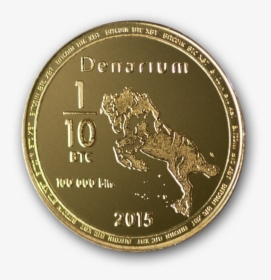 Denarium Bitcoin 100k Bits - Denarium 1 10, HD Png Download, Free Download