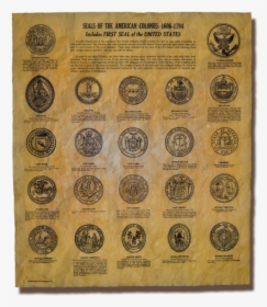 Seals Of The American Colonies 1606-1794 - Cash, HD Png Download, Free Download