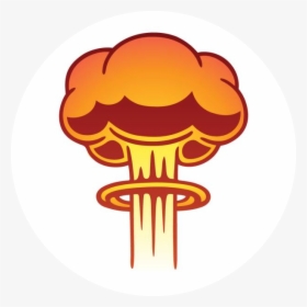 Mushroom Cloud Cartoon Explosion, HD Png Download, Free Download