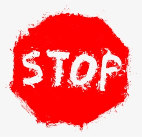 Stop Sign Grunge Photo - Graphic Design, HD Png Download, Free Download