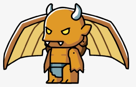 Scribblenauts Winged Monster - Scribblenaut Character Transparent Demon, HD Png Download, Free Download