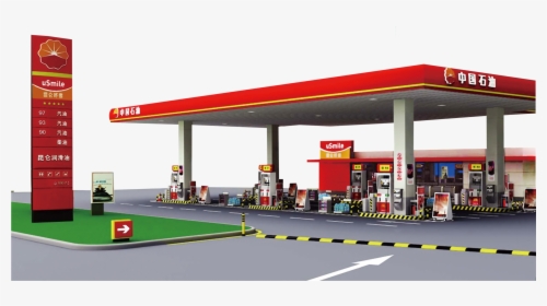 Clipart Petrol Station, HD Png Download, Free Download