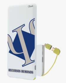 Power Bank Personalizado Branco - Simbolo Do Curso De Radio E Tv, HD Png Download, Free Download