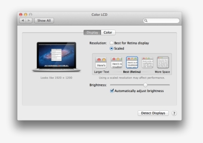 Macbook Pro Resolution, HD Png Download, Free Download