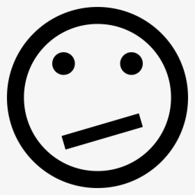 Wondering - Sad Face Vector Icon, HD Png Download, Free Download