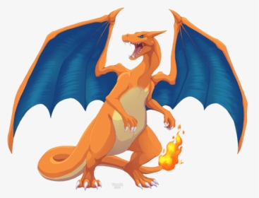 Charizard Pokemon Nintendo Dragon Freetoedit - Illustration, HD Png Download, Free Download