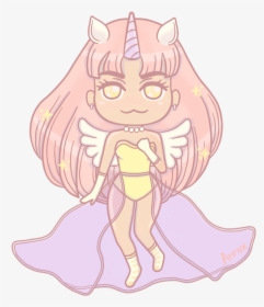 Dddffff - Unicorn Chibi Kawaii Girl, HD Png Download, Free Download