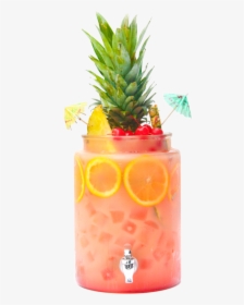 Tropical Drink Big - Pineapple, HD Png Download, Free Download