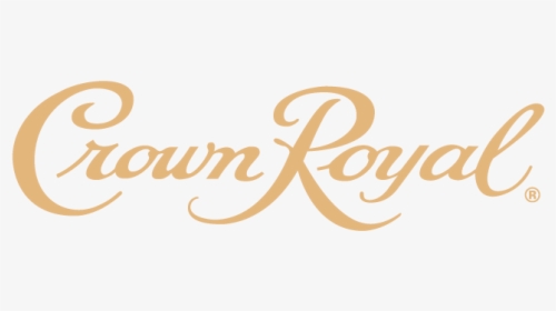 Flat Gold Crown Royal Script V2 - Crown Royal, HD Png Download, Free Download
