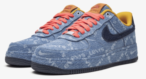 Nike Air Force 1 Low "levis Denim - Suede, HD Png Download, Free Download
