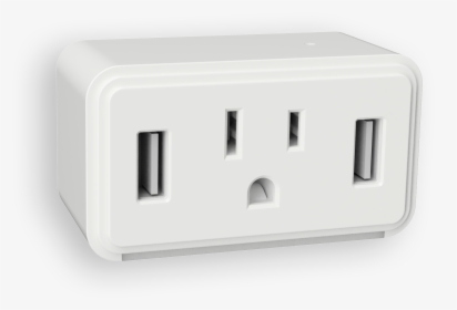 Cube Dual Usb Outlet Led Night Light - Cable, HD Png Download, Free Download