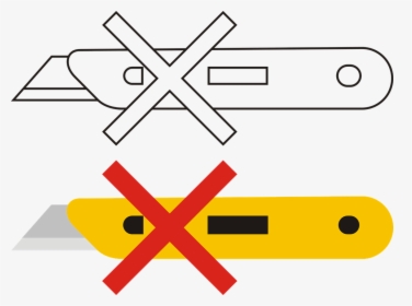Symbol, Knife, Blade, Edge, Do Not Apply, No Background - Cross, HD Png Download, Free Download