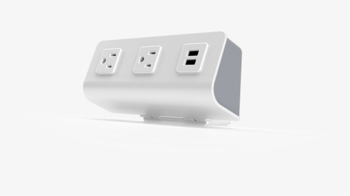 Personal Desktop Power Outlets With Usb Outlets, White - Electronics, HD Png Download, Free Download