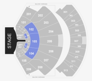 Zappos Theater Seating Chart Rows, HD Png Download - kindpng