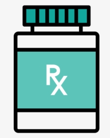 Advisage Home Page Icon Pill Bottle-02 - Blue Pill Bottle Icon Png, Transparent Png, Free Download