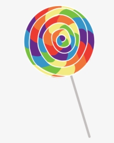 Rainbow Lollipop Png -rainbow Lollildpi - Transparent Rainbow Lollipop Clipart, Png Download, Free Download