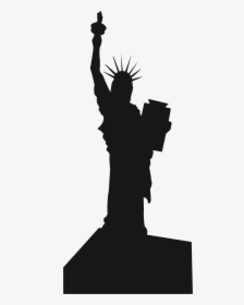 Transparent Liberty Statue Png - Statue Of Liberty Clip Art Silhouette, Png Download, Free Download