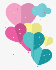 #hearts #paper #3d #balloons - Birthday, HD Png Download, Free Download