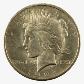 Us Peace Silver Dollar - Peace Dollar Coin, HD Png Download, Free Download