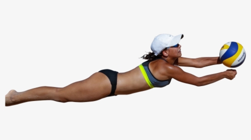 Beach Volleyball Png - Girl, Transparent Png, Free Download