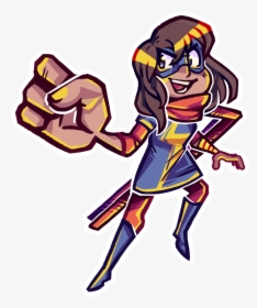 Ms Marvel - Illustration, HD Png Download, Free Download