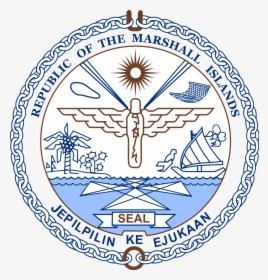 Marshalls Logo Png , Png Download - Republic Of The Marshall Islands Seal, Transparent Png, Free Download
