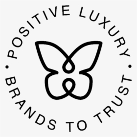 Positive Luxury - Butterfly Mark Positive Luxury, HD Png Download, Free Download